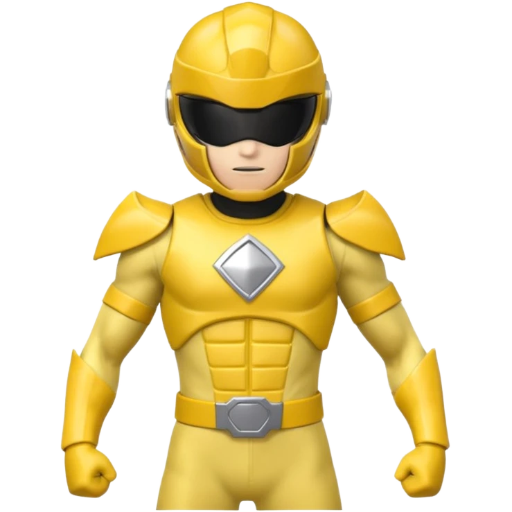 Power ranger yellow emoji