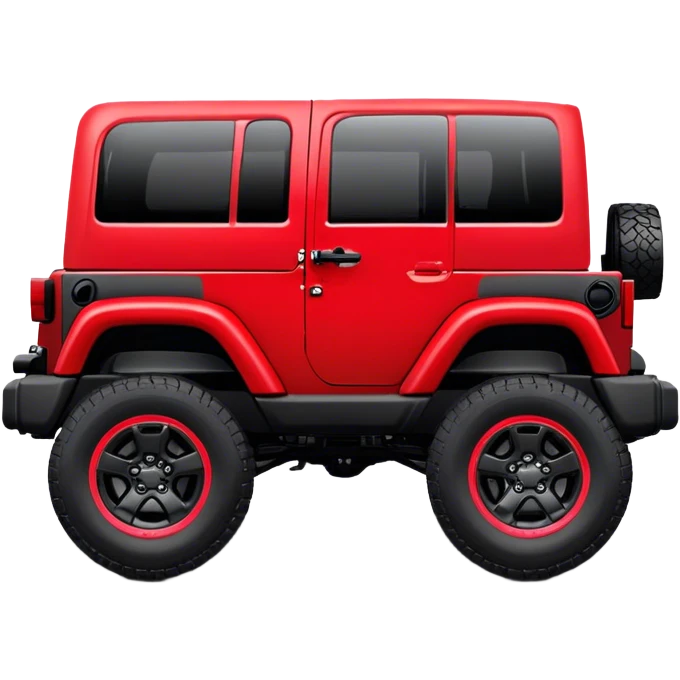 Jeep Wrangler - Jeep (Model Year: 2022) (Iconic colour: Red) emoji