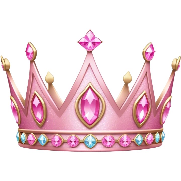 pink sparkly tiara emoji