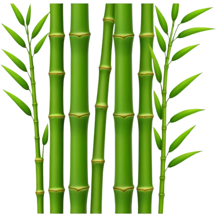 green bamboo stalks with leaves emoji