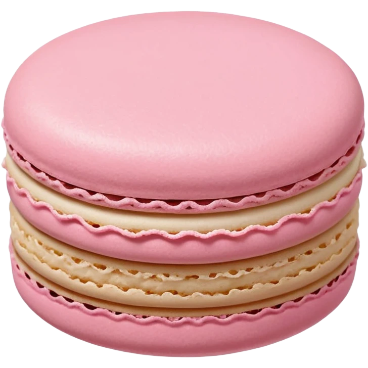 pale pink macaron emoji