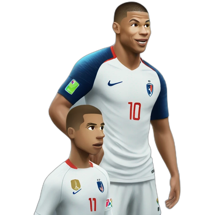 Mbappe sur ronaldo emoji