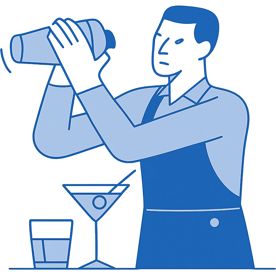 bartender mixing drinks emoji