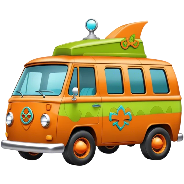 Scooby doo mystery machine emoji