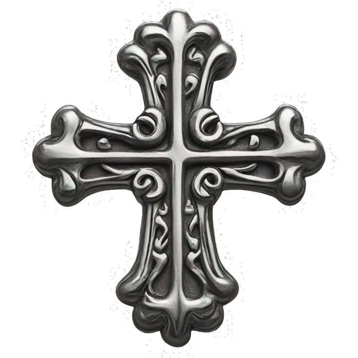 Chrome hearts cross emoji