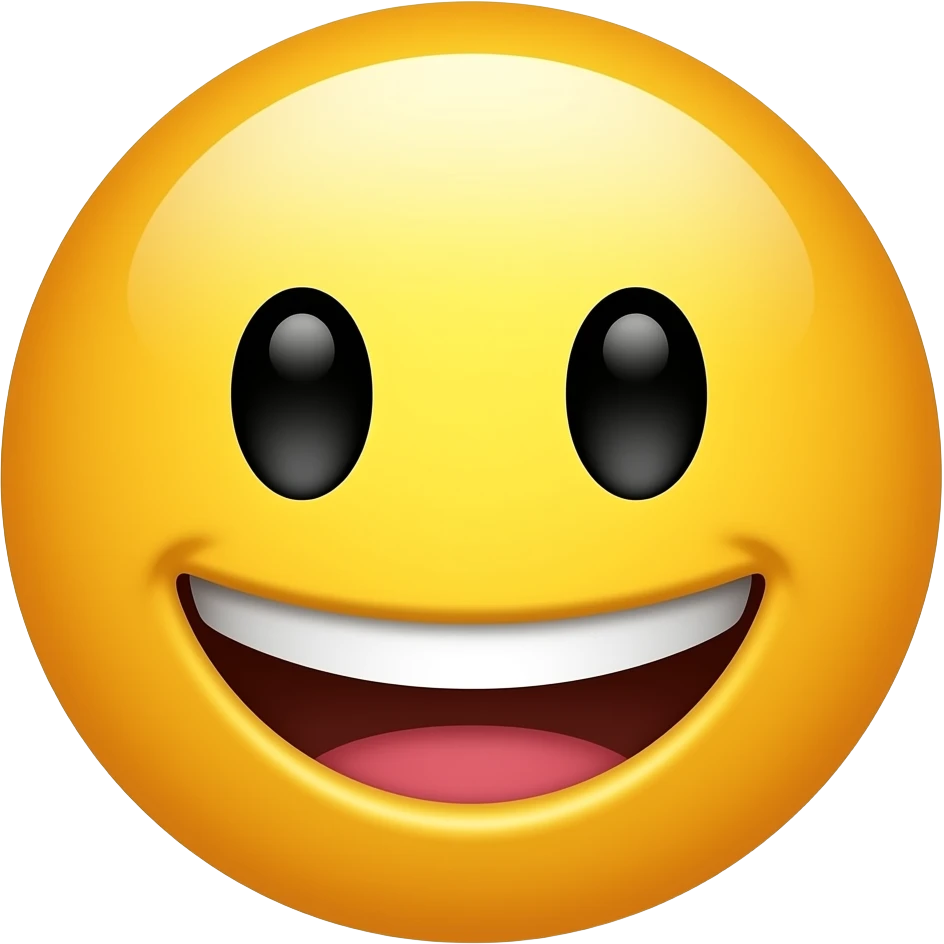 It’s the iconic awesome face sticker emoji