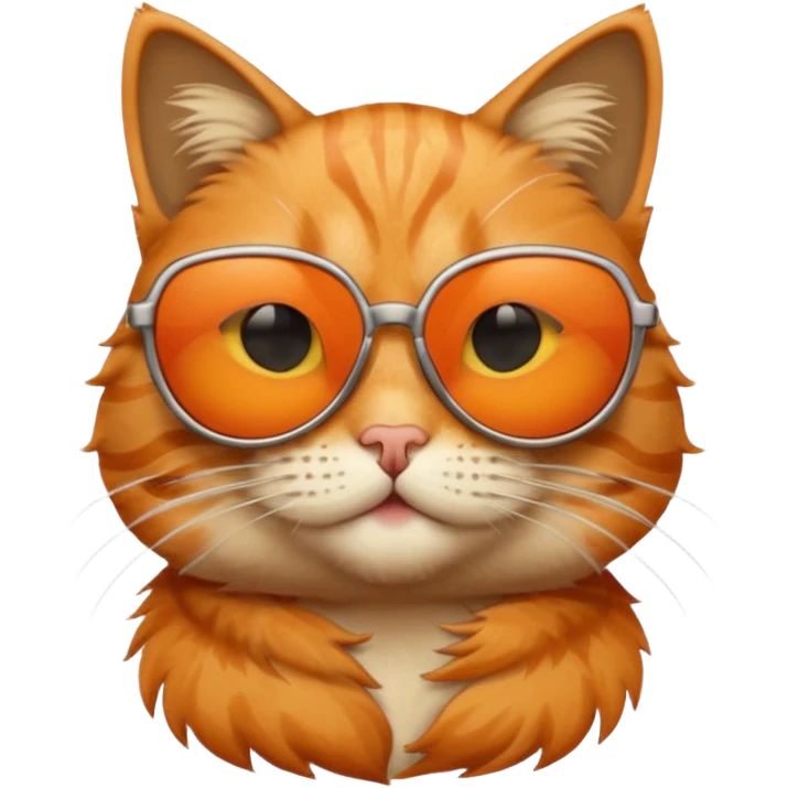 Cat wearing sunglasses emoji