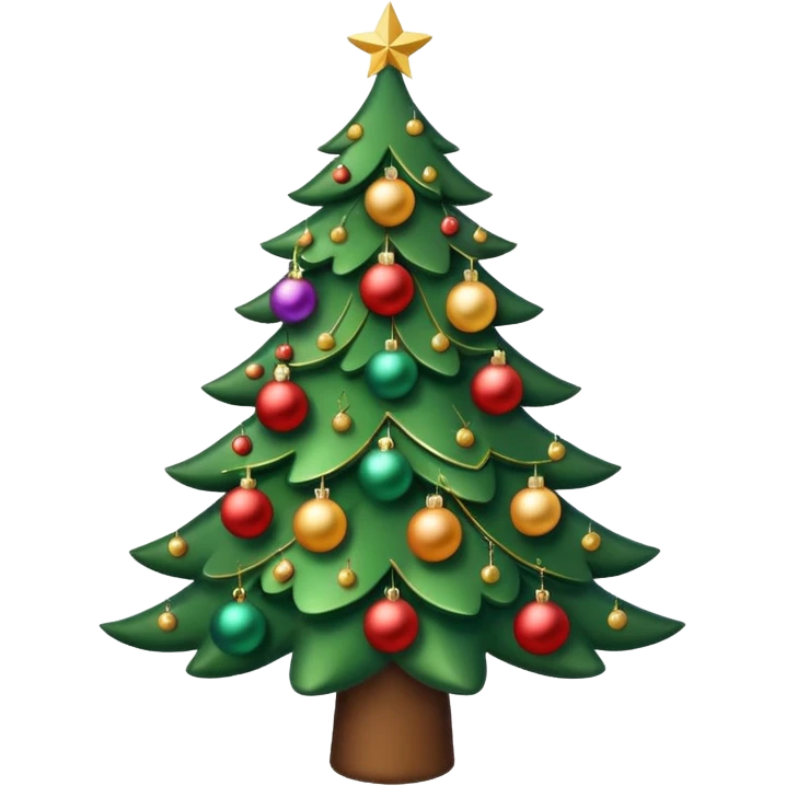 Christmas tree emoji