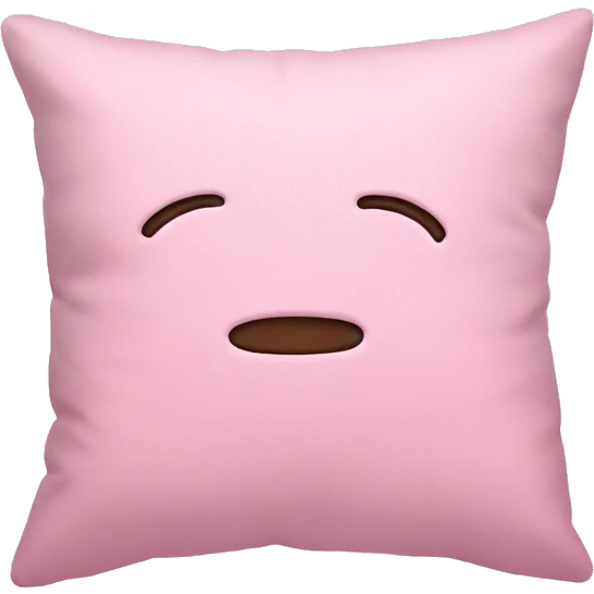 pastel pink pillow emoji