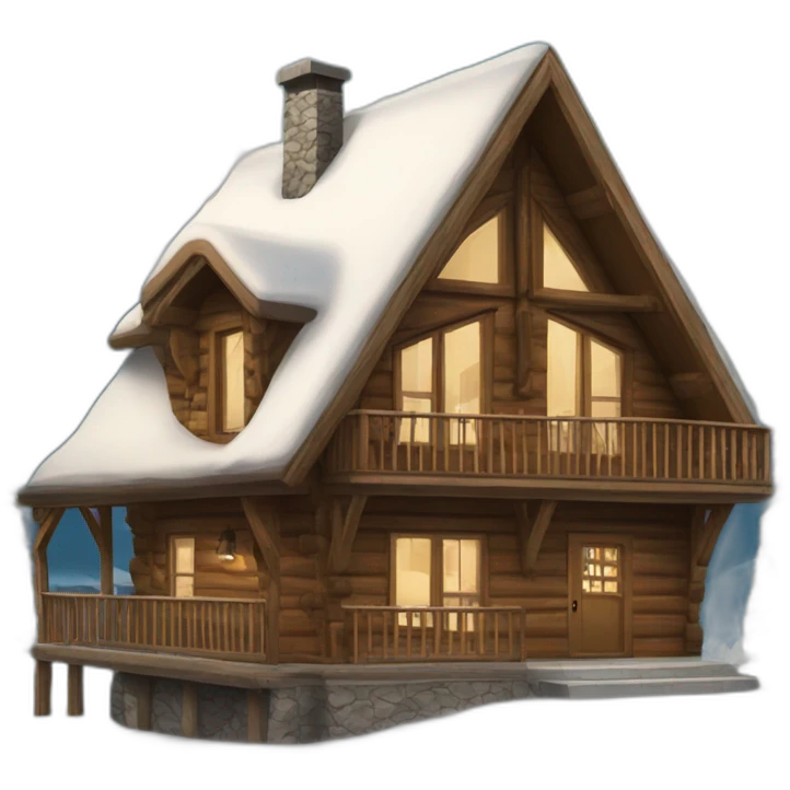 Chalet au Canada emoji
