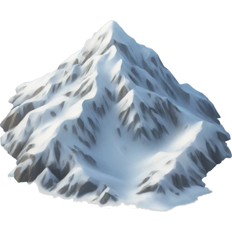 snowy mountain emoji