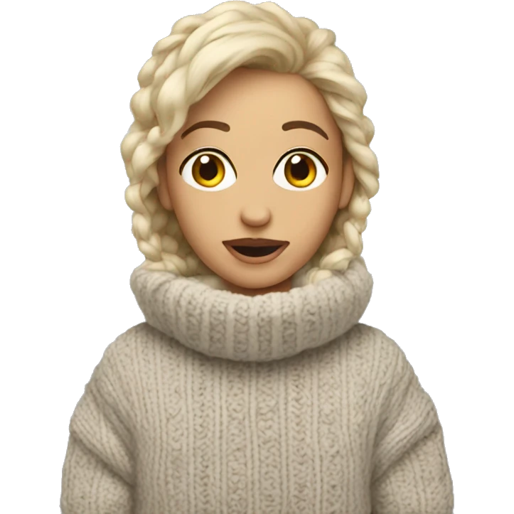 oversized jumper  emoji