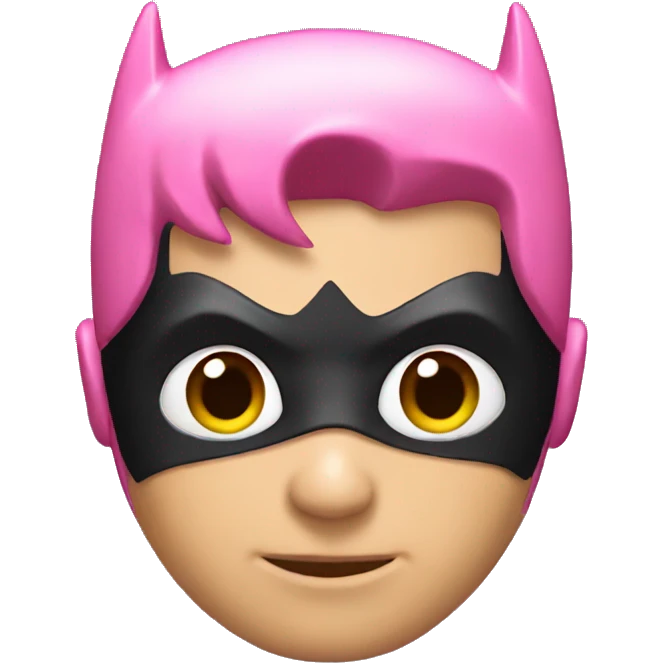 pink batman emoji