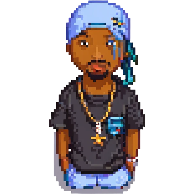 репер 2Pac, no background emoji