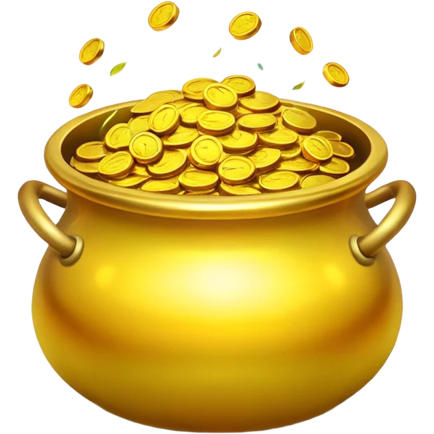 Pot of gold emoji