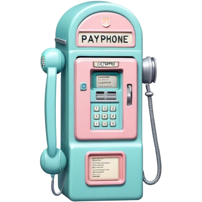 pastel london payphone emoji