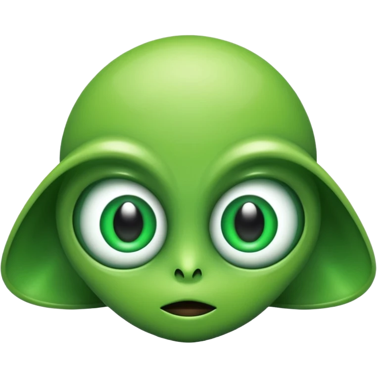 alien eyed innocent emoji emoji