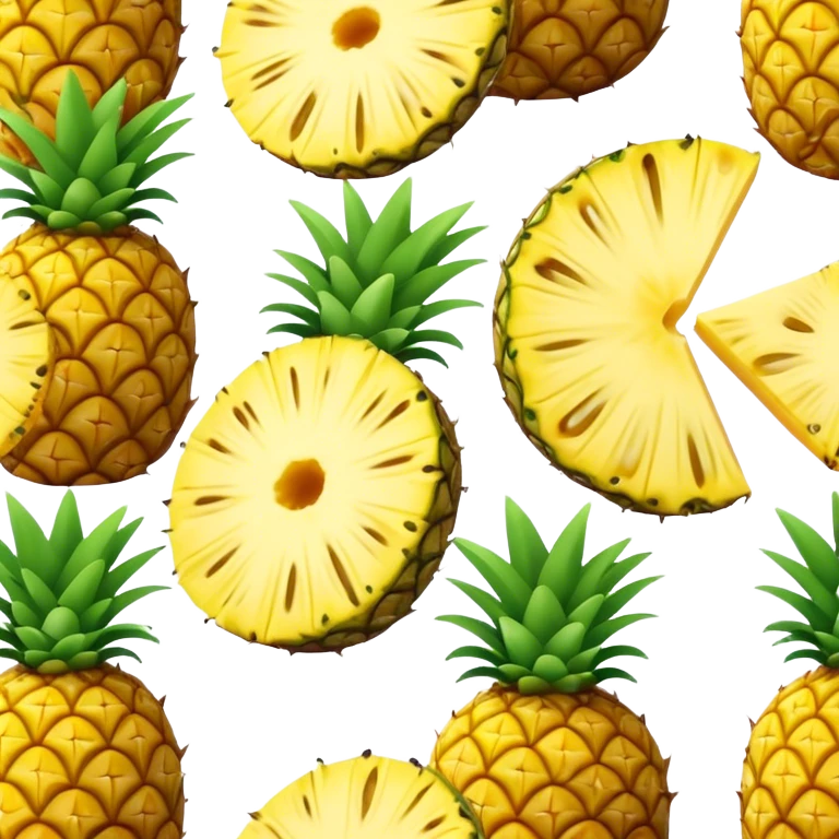 Pineapple slice emoji