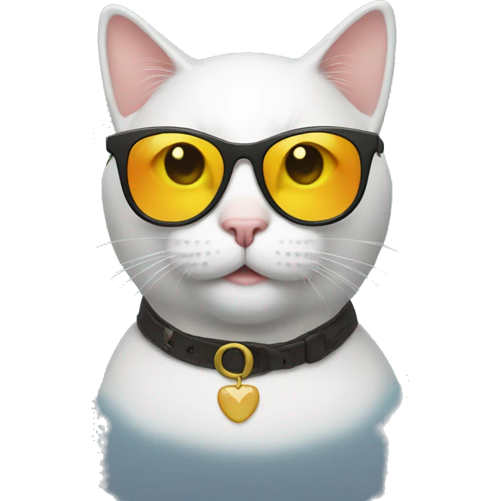 Cat with sunglss  emoji