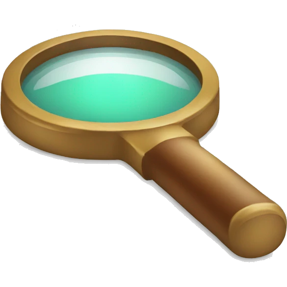 Risk magnigying glass emoji