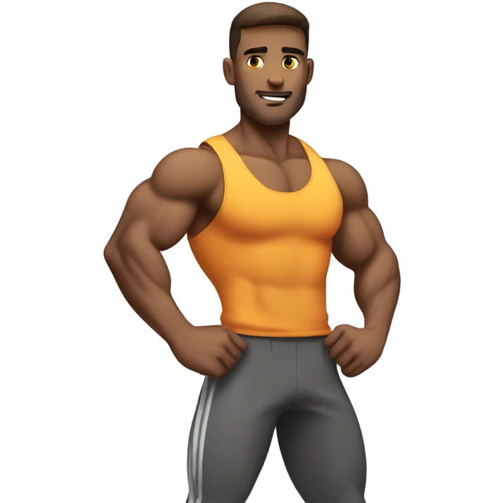 Healthy fit dude emoji