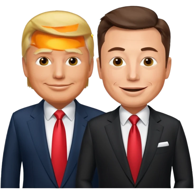 donald trump and elon musk dating emoji