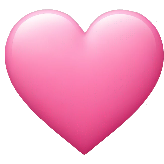 Pink heart emoji