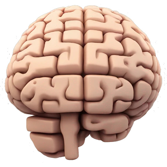 brain made of bricks emoji