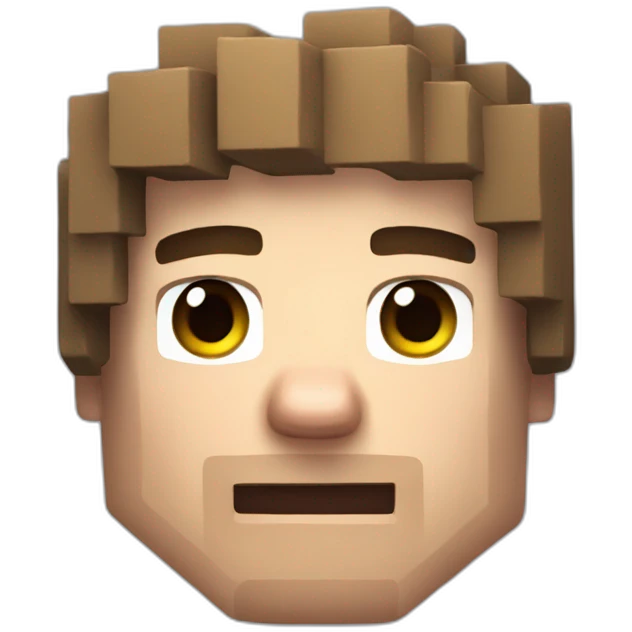 steve from minecraft emoji