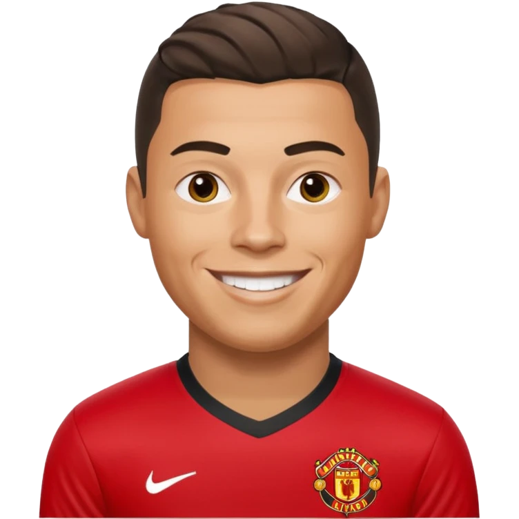 Ronaldo 2008 smiling  emoji