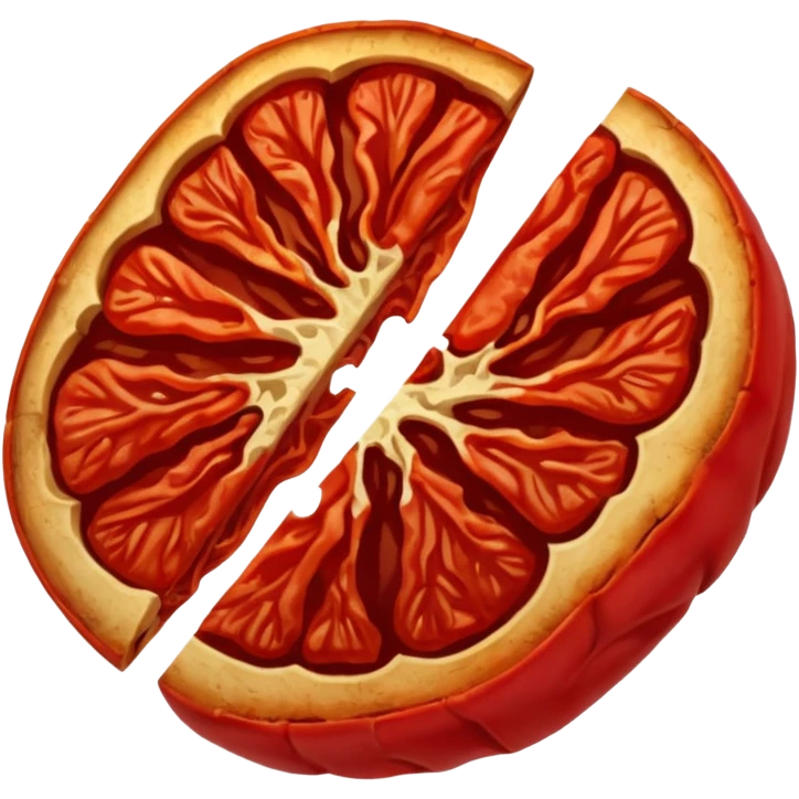 Tomate seco tajado emoji