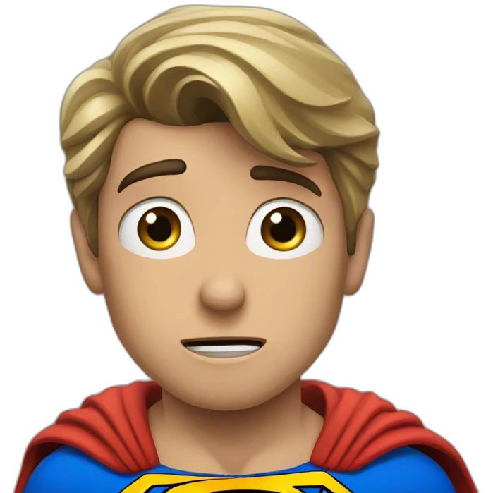 superman shocked emoji
