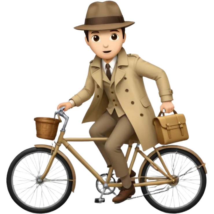 detective on bike emoji