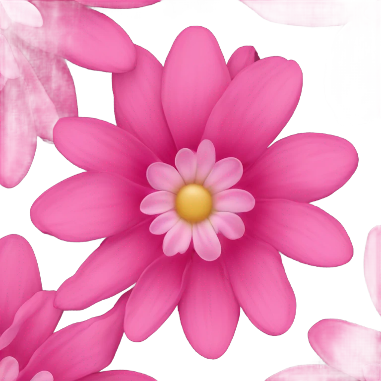 Pink flower emoji