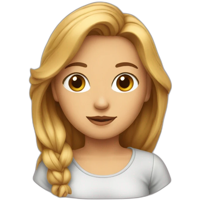 Chatte d'une femme emoji
