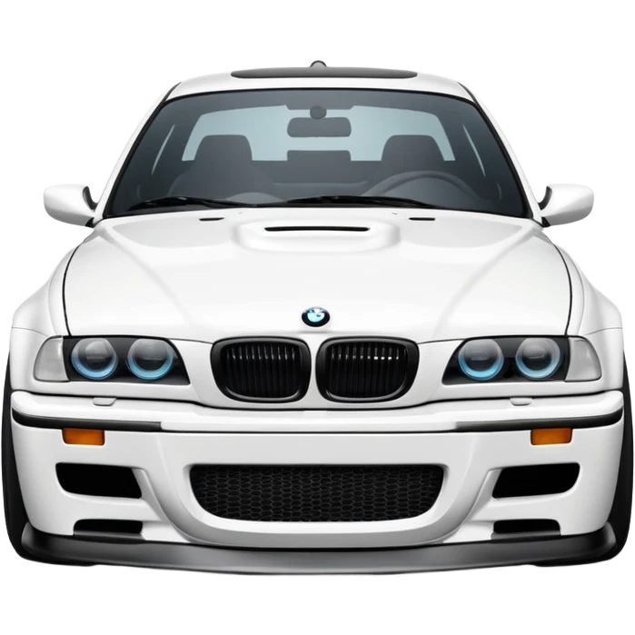 white bmw m3 e36 emoji
