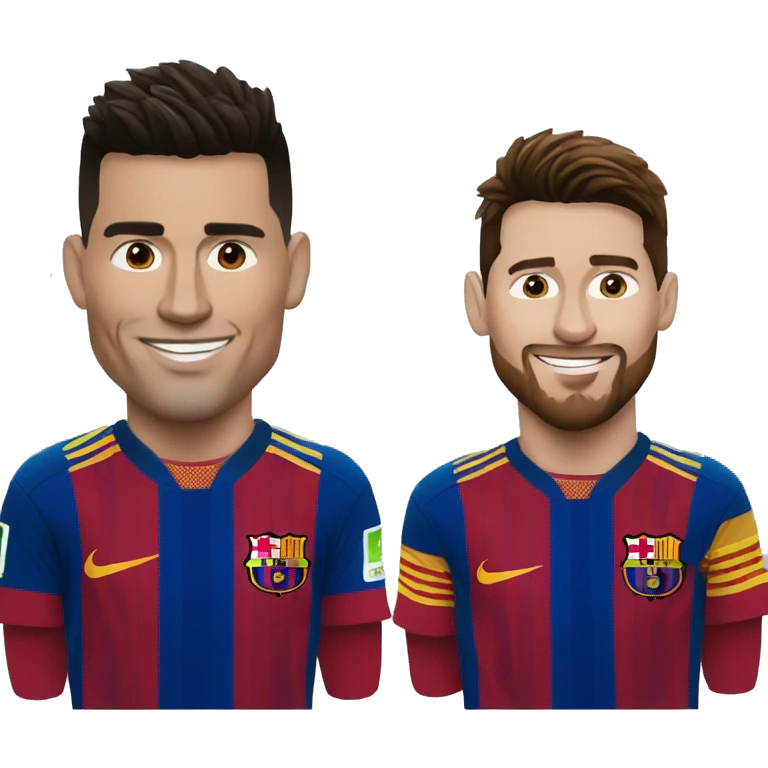 Ronaldo and messi emoji