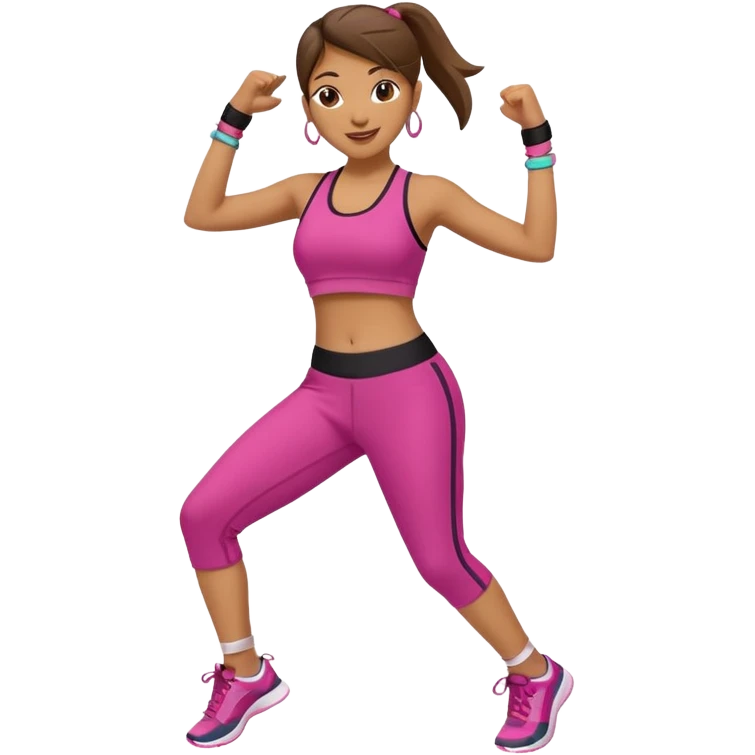 Zumba workout emoji