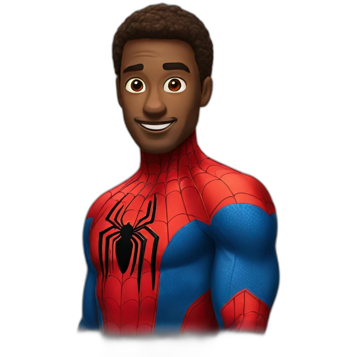 The Spider man emoji