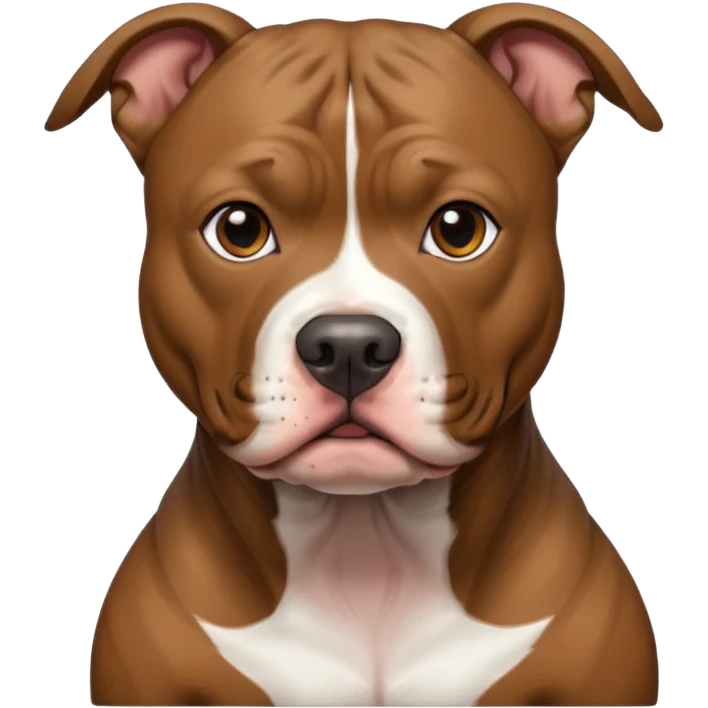 Full brindle Pit Bull emoji