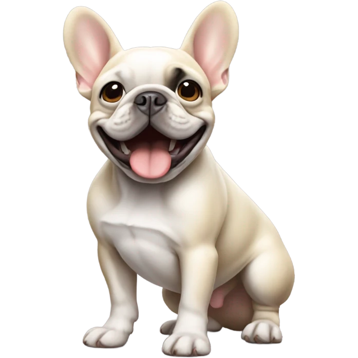 Frenchie high emoji