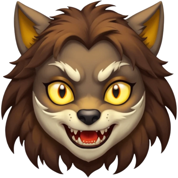 girl werewolf emoji