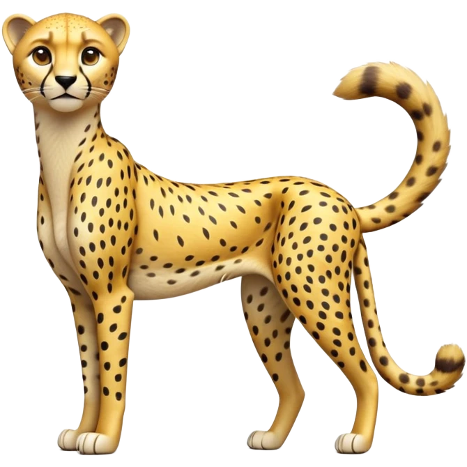 cinematic-cheetah-realistic-full-body-standing-emoji,-slim-and-athletic-frame-poised-for-action,-long-tail-curving-slightly,-head-tilted-dramatically,-sleek-golden-fur-with-black-spots,-piercing-amber-eyes,-simplified-yet-realistic-focused-features,-highly-detailed,-glowing-with-an-almost-sarcastic-glow emoji