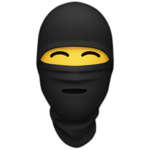 Balaclava mask emoji