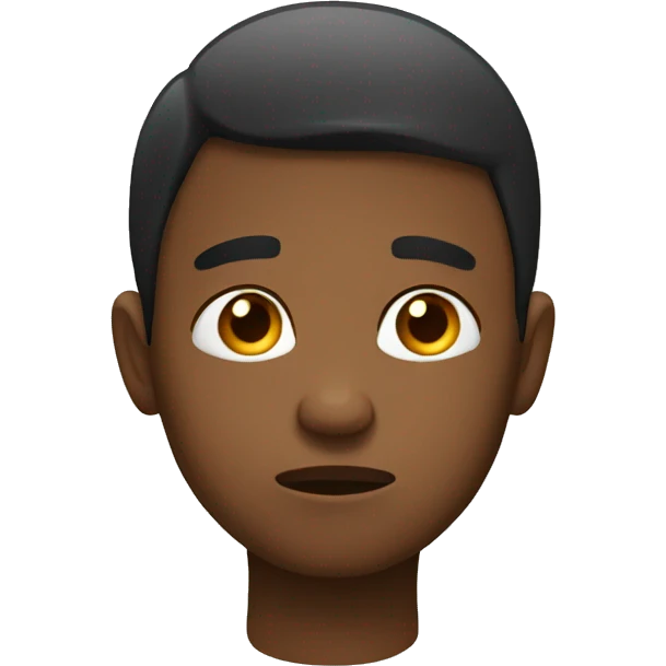 Boy who is disappointed  emoji
