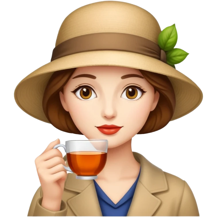 Clock that tea emoji