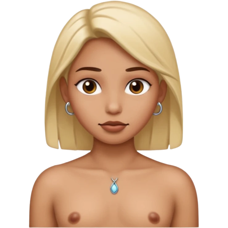 Pierced nipples emoji