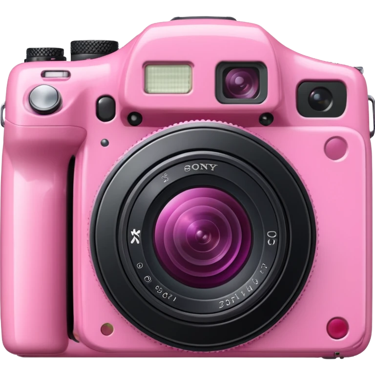 Sony pink camera emoji