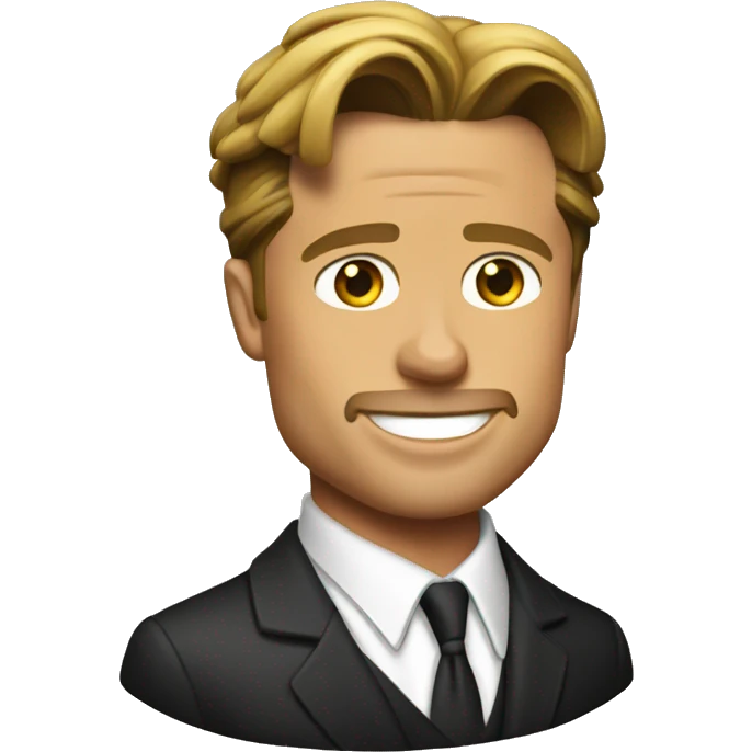 Brad Pitt Holiday  emoji