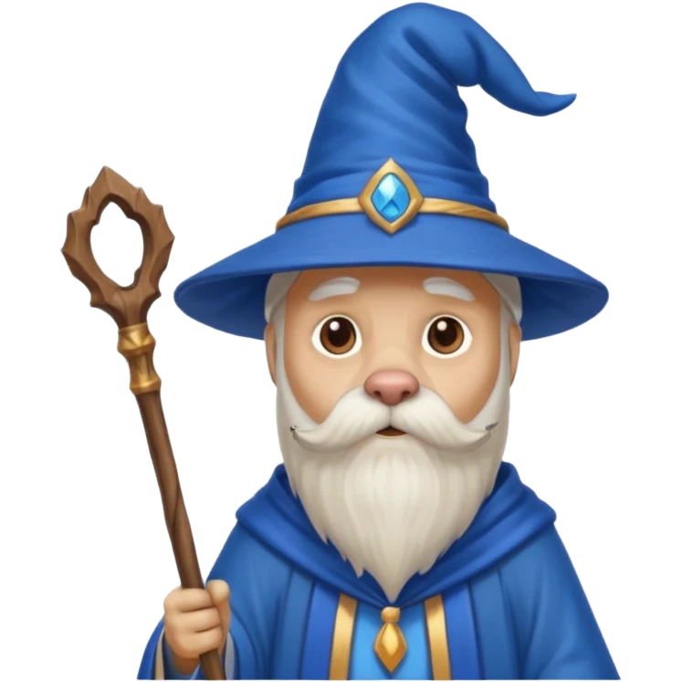 Dog wizard emoji